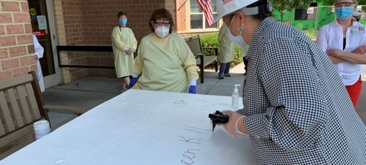 Media file: Maris Grove Beam Signing 1.jpg