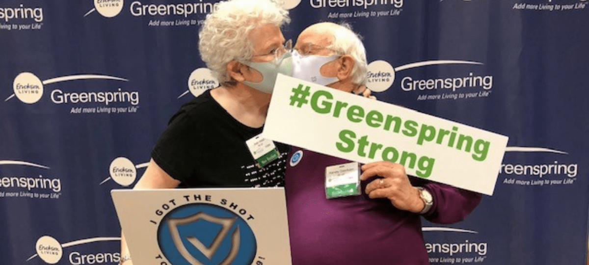Greenspring Vaccinates More Than 96% of Residents Greenspring Vaccinates More Than 96% of Residents