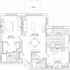 2D floor plan for the Jackson apartment at Linden Ponds Senior Living in Hingham, MA.