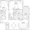 2D floor plan for the Lancaster apartment at Brooksby Village Senior Living in Peabody, MA