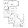 2D floor plan for the Wilson apartment at Ashby Ponds Senior Living in Ashburn, VA